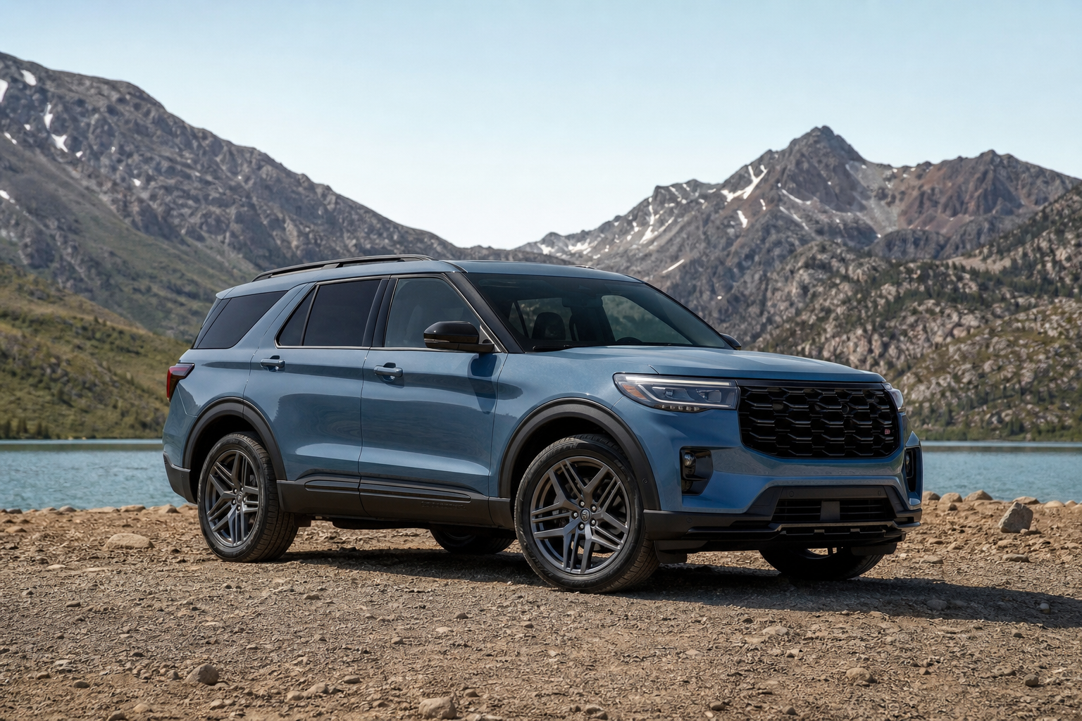 2026 Ford Explorer in a city setting