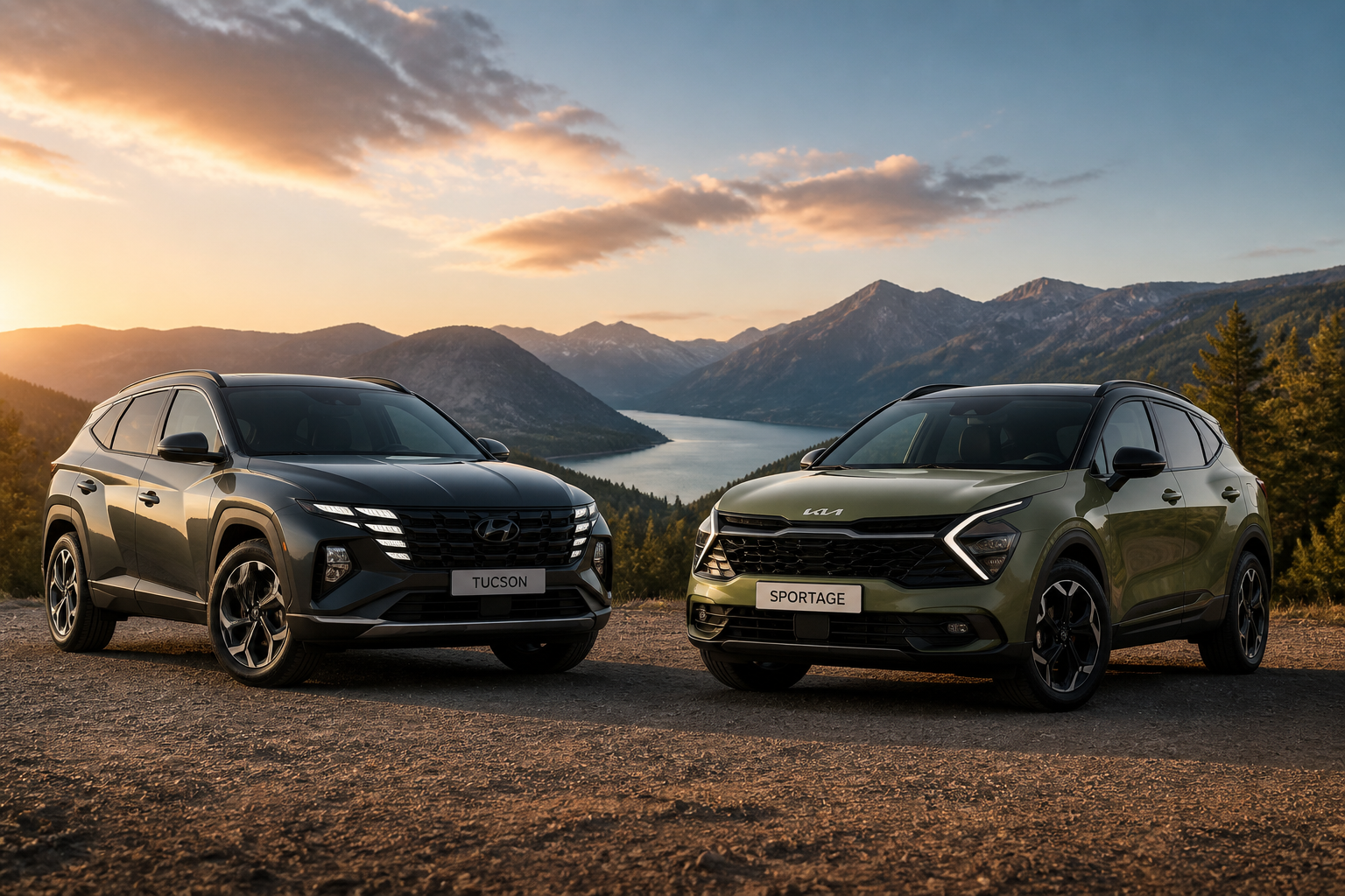 Hyundai Tucson vs Kia Sportage hero image